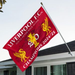 Liverpool FC Champion 2024/25 Premier League 3D House Flag GCL1307