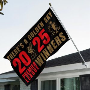 Liverpool FC Champion 2024/25 Premier League 3D House Flag GCL1347