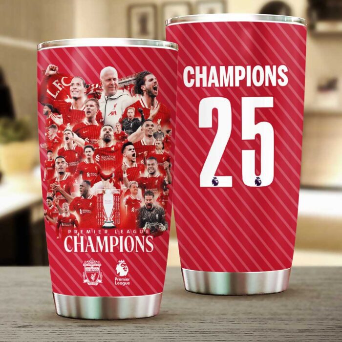 Liverpool FC Champion 2024/25 Premier League Tumbler Cup GCL1184