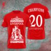 Liverpool FC Champion 2024/25 Premier League Unisex Performance T-Shirt GCL1105