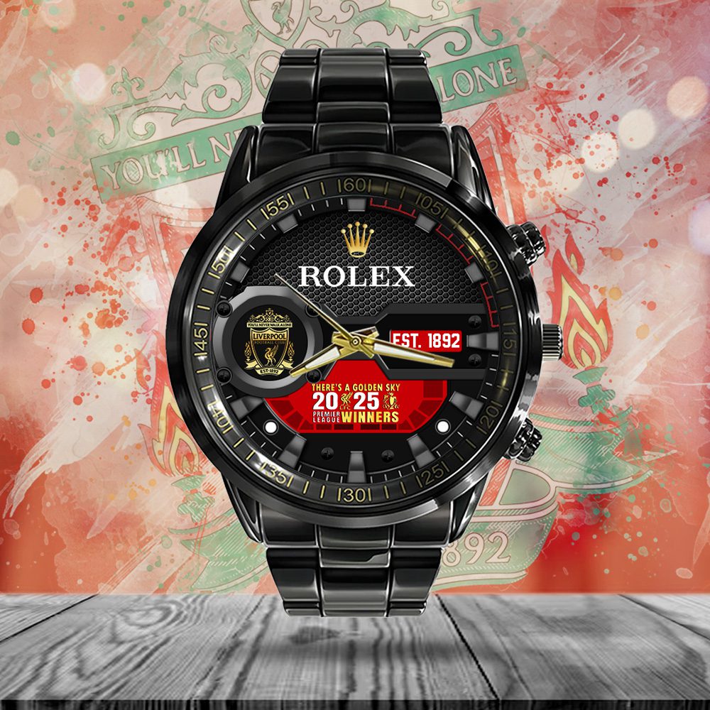 Liverpool-FC-Champion-202425-Premier-League-x-Rolex-Black-Stainless-Steel-Watch-GCL1216-1