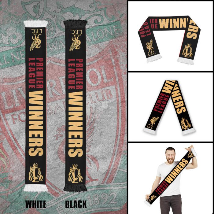 Liverpool FC Champion 2025 Ruffneck Soccer Scarf RSC1025