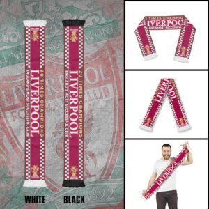 Liverpool FC Champion 2025 Ruffneck Soccer Scarf RSC1026