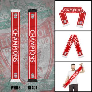 Liverpool FC Champion 2025 Ruffneck Soccer Scarf RSC1028