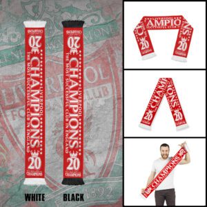 Liverpool FC Champion 2025 Ruffneck Soccer Scarf RSC1029