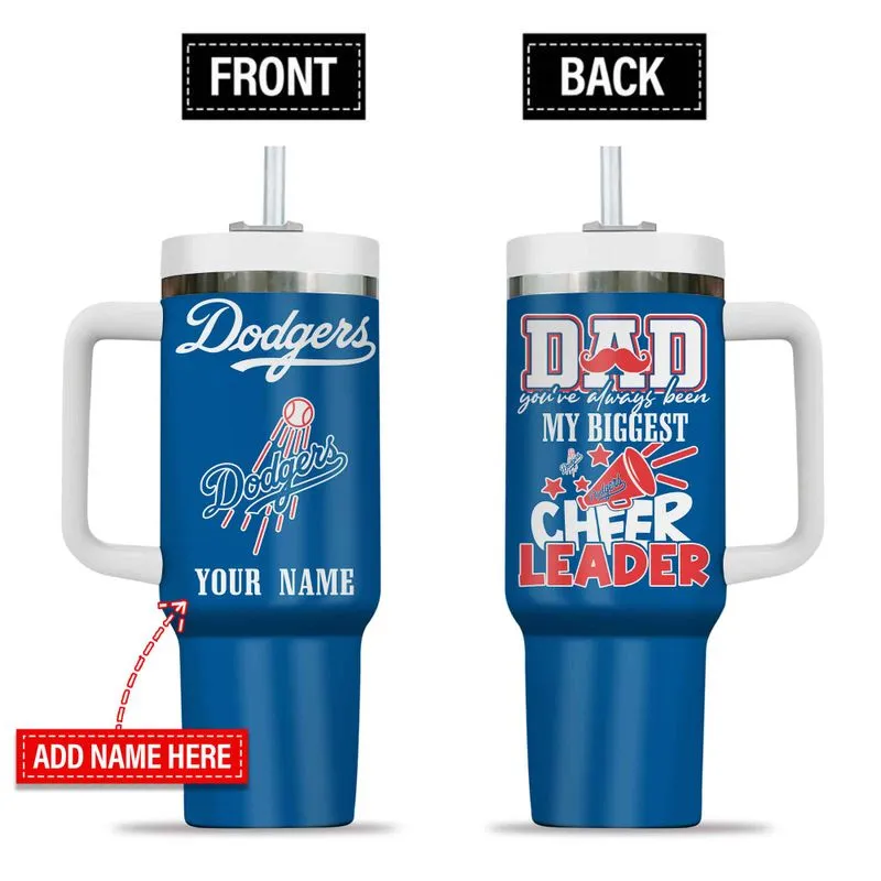 Los Angeles Dodgers My Biggest Cheer Leader Gift For Father's Day Limited Edition 40oz Tumbler