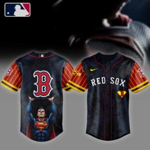 MLB Boston Red Sox X Superman Baseball Jersey DBJ1561