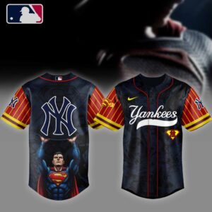 MLB New York Yankees X Superman Baseball Jersey DBJ1545