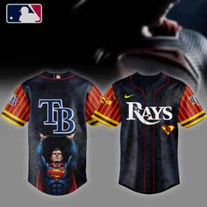 MLB Tampa Bay Rays X Superman Baseball Jersey DBJ1538