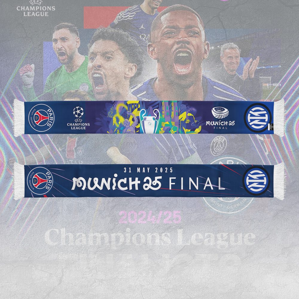 Paris-Saint-Germain-Champion-2025-Ruffneck-Soccer-Scarf-RSC1018-2
