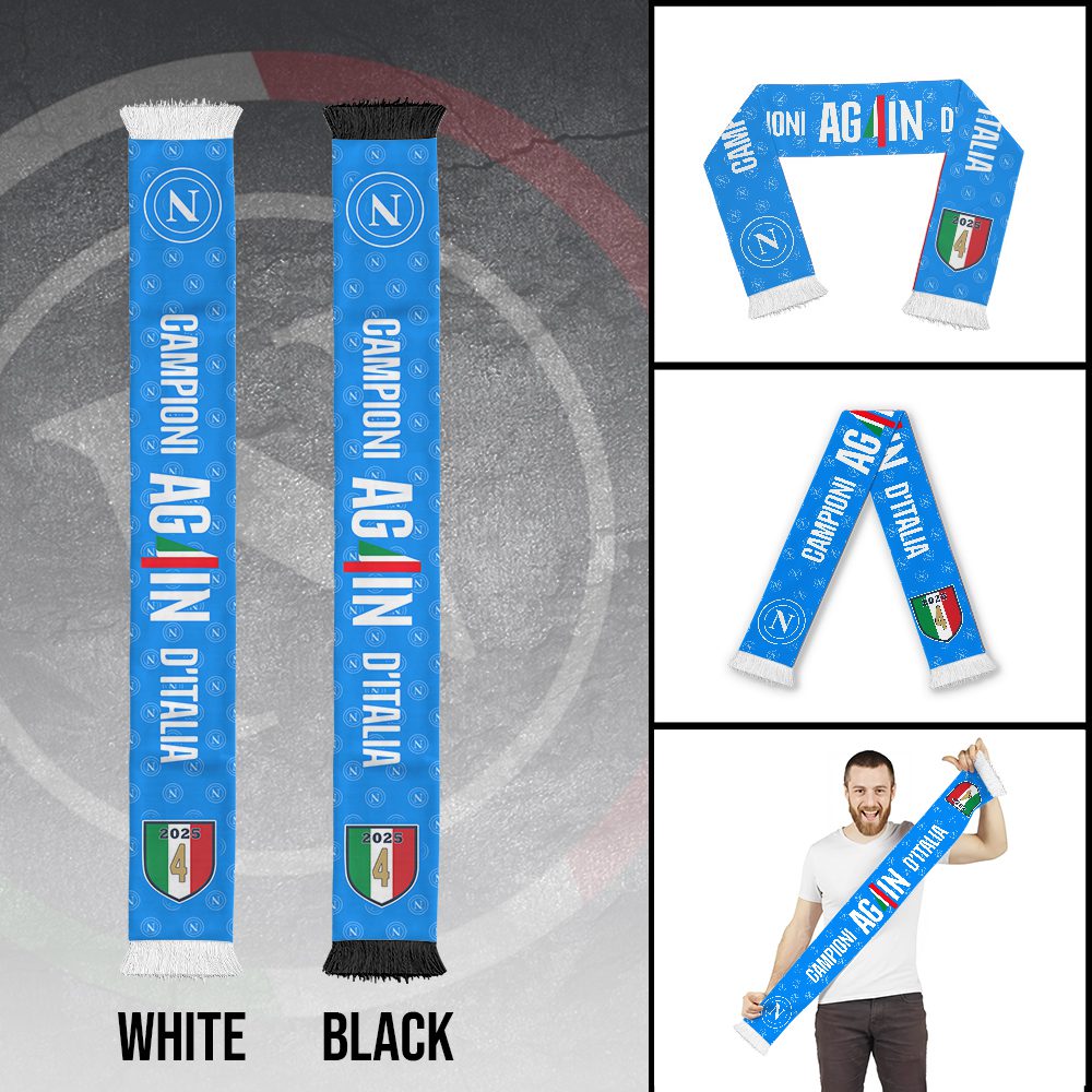 S.S.C.-Napoli-Champion-2025-Ruffneck-Soccer-Scarf-RSC1005 S.S.C. Napoli Champion 2025 Ruffneck Soccer Scarf RSC1005