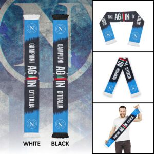 S.S.C. Napoli Champion 2025 Ruffneck Soccer Scarf RSC1008