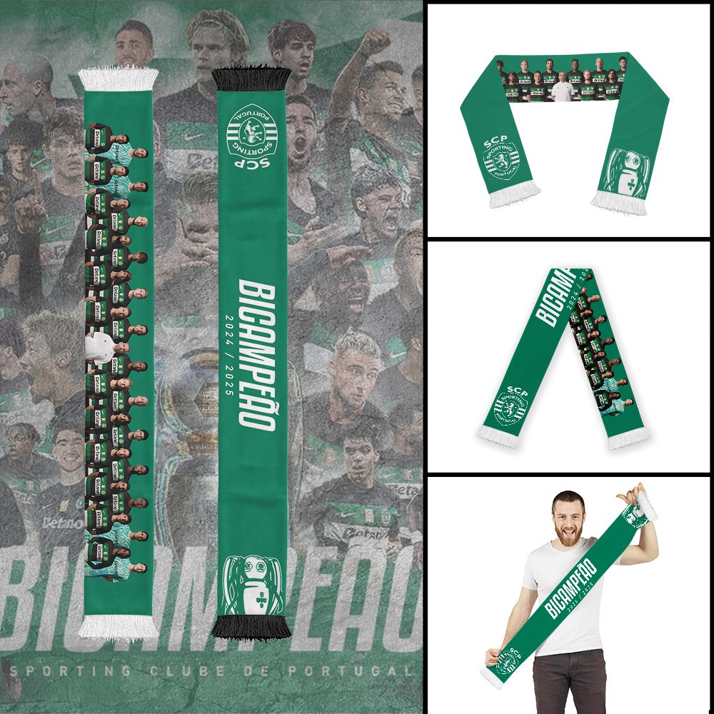 Sporting-CP-Champion-2025-Ruffneck-Soccer-Scarf-RSC1010 Sporting CP Champion 2025 Ruffneck Soccer Scarf RSC1010
