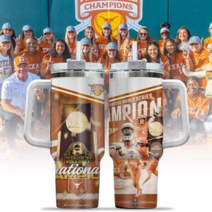 2025 NCAA Texas Longhorns Softball Women's College World Series Champions Stanley Tumbler FBH1056
