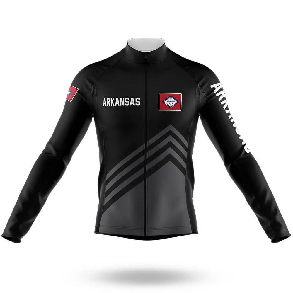 Arkansas-S4-Black-Cycling-Jersey-For-MenWomen-1
