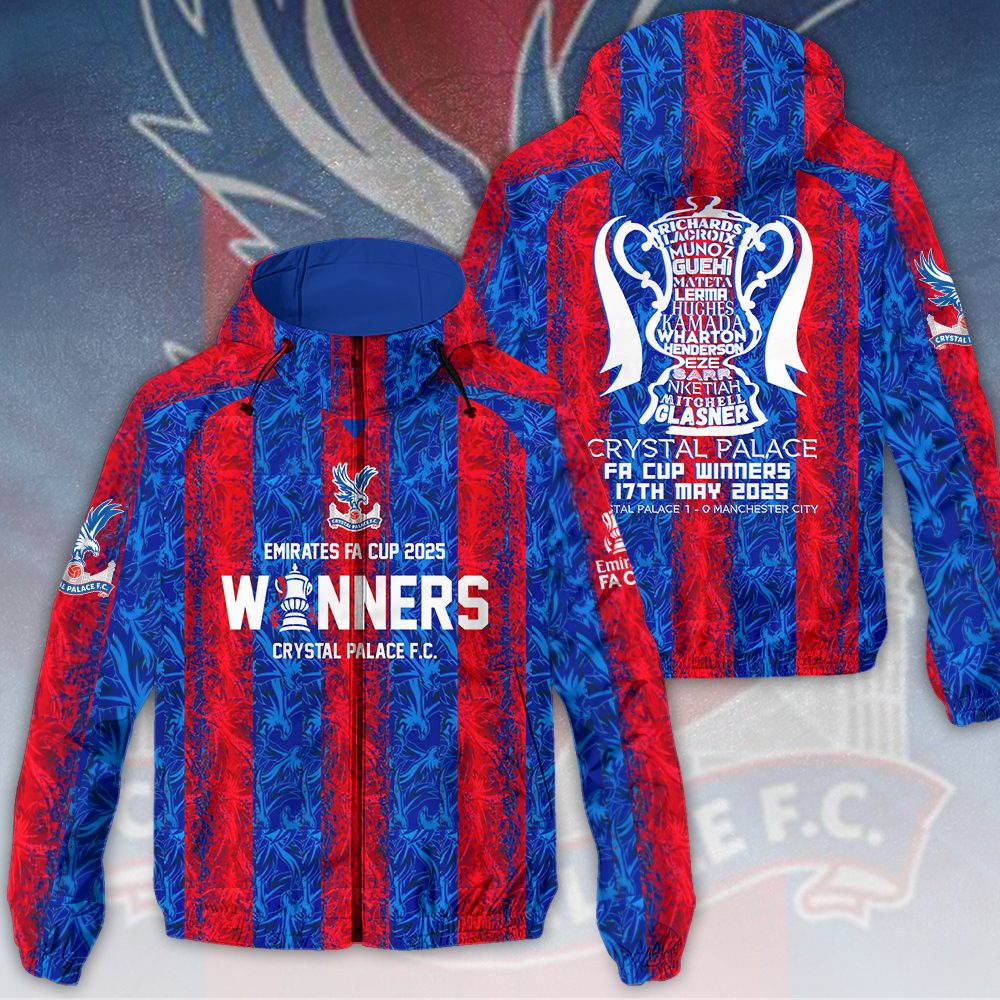 Crystal-Palace-Champion-2025-FC-Windbreaker-Jacket-GNT6003 Crystal Palace Champion 2025 FC Windbreaker Jacket GNT6003