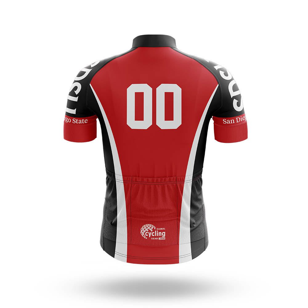 Custom-San-Diego-State-University-Cycling-Jersey-For-MenWomen Custom San Diego State University - Cycling Jersey For Men/Women