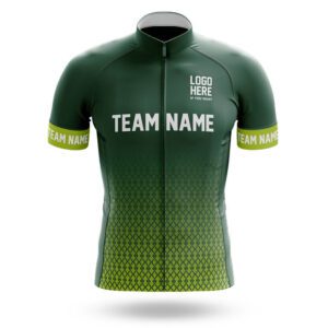 Custom Team Name S1 Green - Cycling Jersey For Men/Women