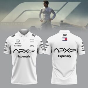 F1 The Movie - Brad Pitt 2025 APXGP Polo Shirt BPM1014