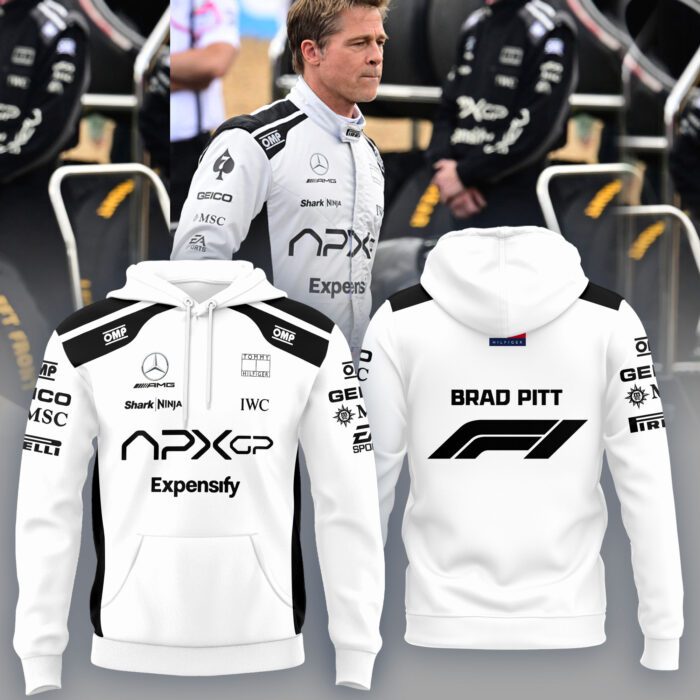 F1 The Movie - Brad Pitt 2025 APXGP Unisex Performance Hoodie BPM1000