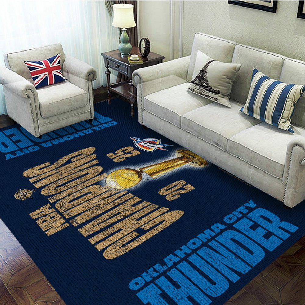 Oklahoma-City-Thunder-NBA-Final-Champion-2025-Rectangular-Rug-BGN1039 Oklahoma City Thunder NBA Final Champion 2025 Rectangular Rug BGN1039