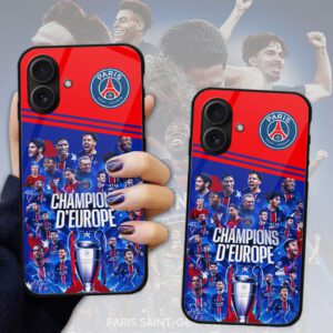 PSG F.C. Paris Saint-Germain Champions d'Europe 2025 Phone Case PSG1001