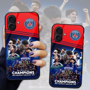 PSG F.C. Paris Saint-Germain Champions d'Europe 2025 Phone Case PSG1042
