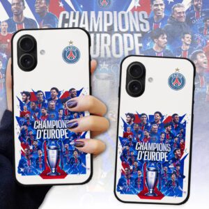 PSG F.C. Paris Saint-Germain Champions d'Europe 2025 Phone Case PSG1045