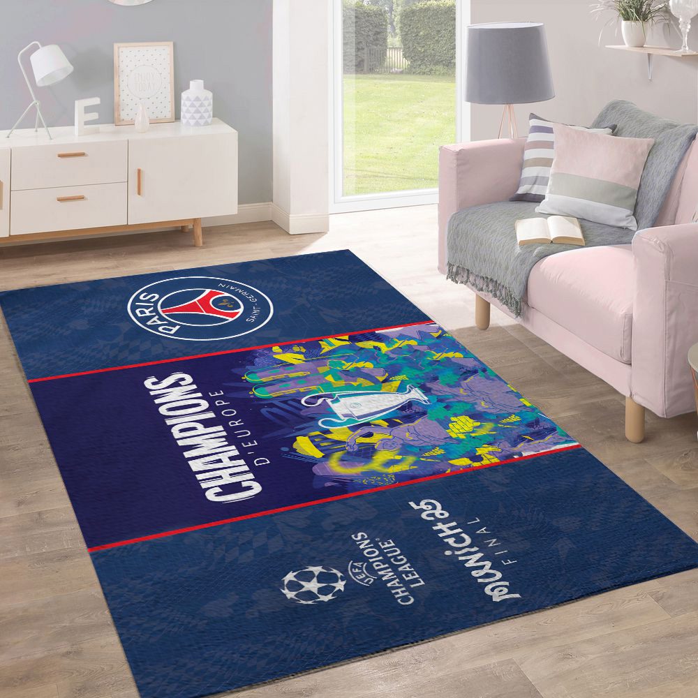 PSG-F.C.-Paris-Saint-Germain-Champions-dEurope-2025-Rectangular-Rug-PSG1013-1