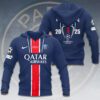 PSG F.C. Paris Saint-Germain Champions d'Europe 2025 Unisex Performance Hoodie PSG1065