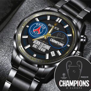 Paris Saint-Germain x Rolex Black Stainless Steel Watch GNT6064