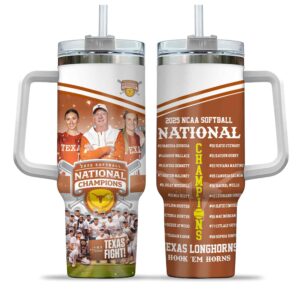 2025 NCAA Texas Longhorns Softball Women's College World Series Champions Stanley Tumbler FBH1057