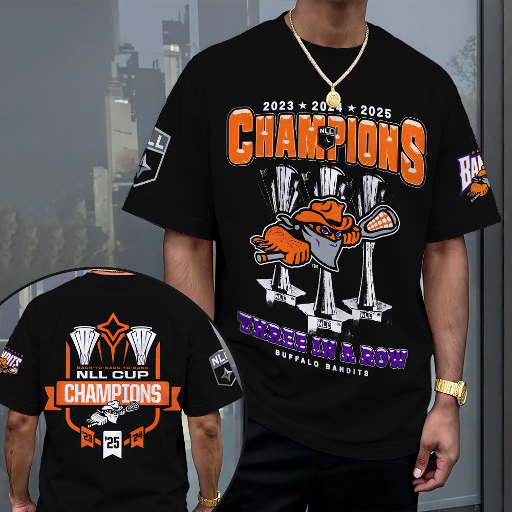 Buffalo-Bandits-Unisex-Performance-T-Shirt-QMC1002 Buffalo Bandits Unisex Performance T-Shirt QMC1002