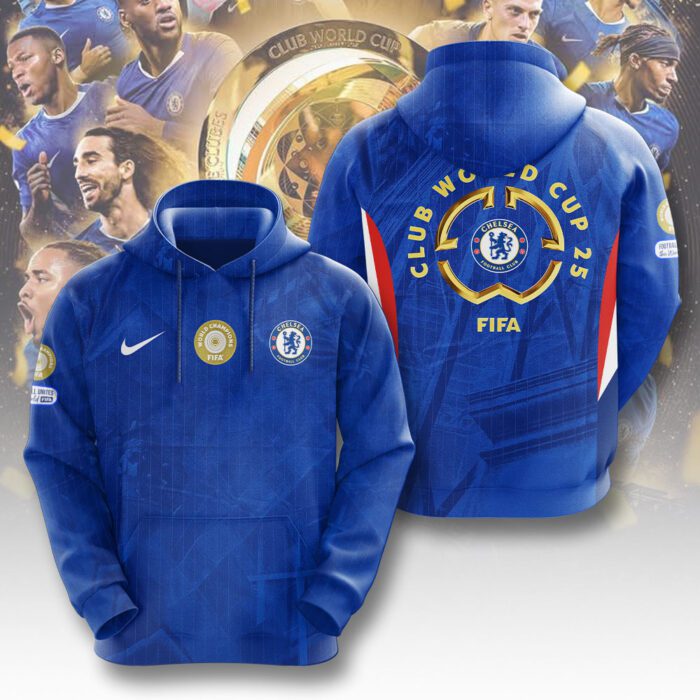 Chelsea FC Champion FIFA Club World Cup 2025 Unisex Performance Hoodie CSF1028