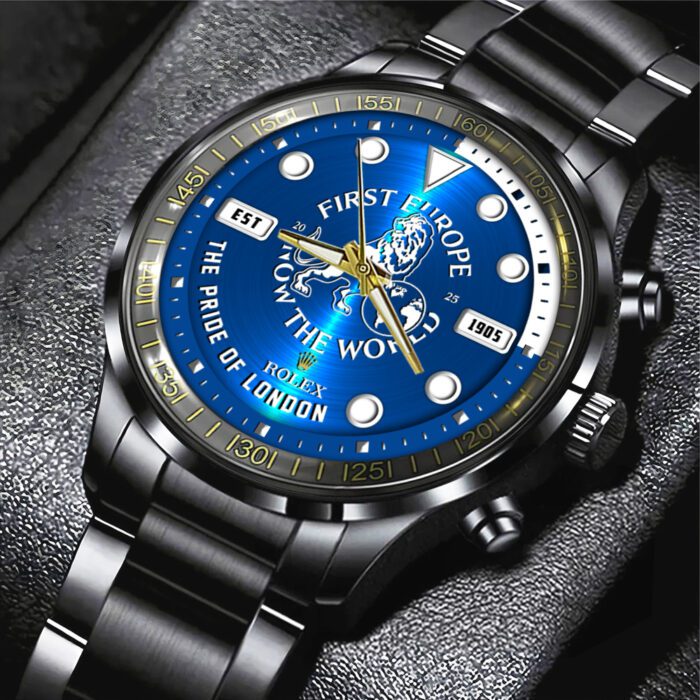 Chelsea FC Champion FIFA Club World Cup 2025 x Rolex Black Stainless Steel Watch CSF1002