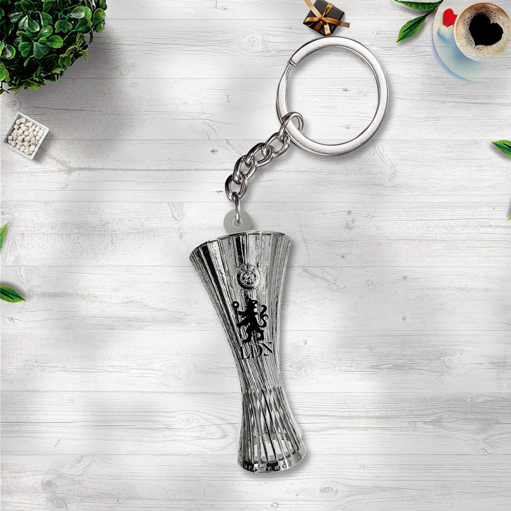 Chelsea-FC-Custom-Shape-2-sided-Keychain-GKC1166 Chelsea FC Custom Shape 2-sided Keychain GKC1166