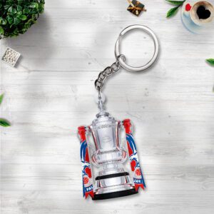 Crystal Palace FC Custom Shape 2-sided Keychain GKC1117