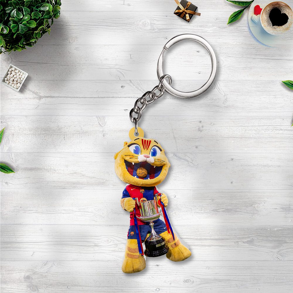 FC-Barcelona-Custom-Shape-2-sided-Keychain-GKC1127 FC Barcelona Custom Shape 2-sided Keychain GKC1127
