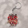 Florida Panthers Custom Shape 1-sided Keychain GKC1075
