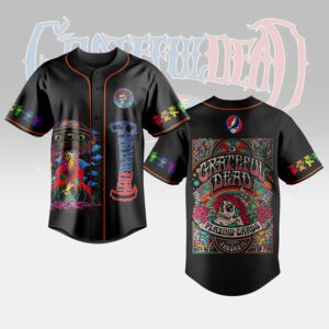 Grateful Dead Band Baseball Jersey For Fans