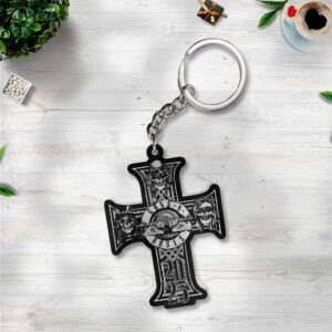 Guns N' Roses Custom Shape 2-sided Keychain GKC1078