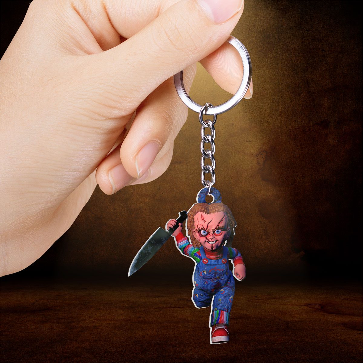 Horror-Movies-x-Chucky-Custom-Shape-2-sided-Keychain-GKC1004-1