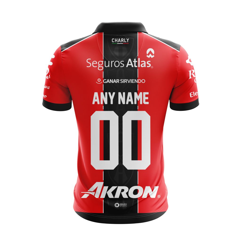 LIGA-MX-Atlas-F.C-Personalized-2526-Home-Polo-Shirt-1