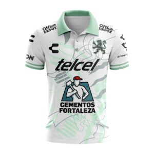 LIGA MX Club Leon Personalized 25/26 Away Polo Shirt