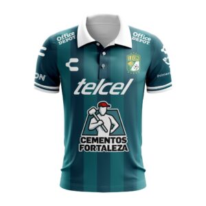 LIGA MX Club Leon Personalized 25/26 Home Polo Shirt