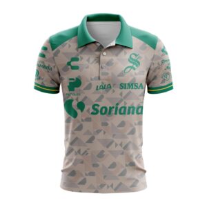 LIGA MX Club Santos Laguna Personalized 25/26 Away Polo Shirt