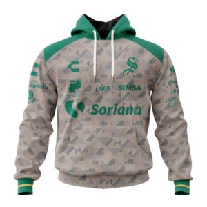 LIGA MX Club Santos Laguna Personalized 25/26 Away Unisex Performance Hoodie