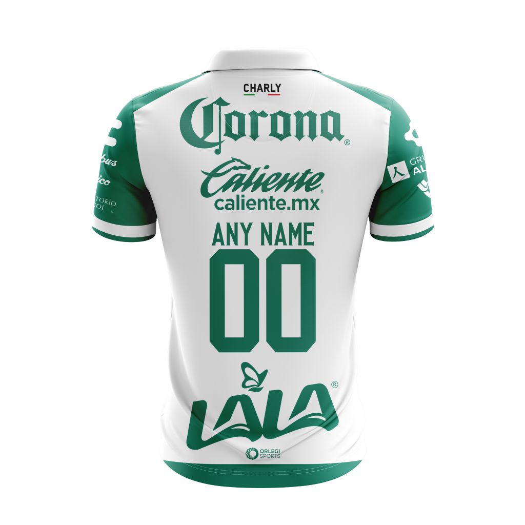 LIGA-MX-Club-Santos-Laguna-Personalized-2526-Home-Polo-Shirt-1