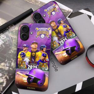 LSU Tigers Baseball National Champs 2025 Phone Case FCS1001