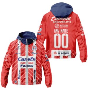 Liga MX Atletico San Luis Personalized Home Winbreaker Outdoor Jacket